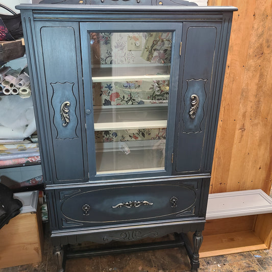 See How an Antique China Cabinet Gets Transformed