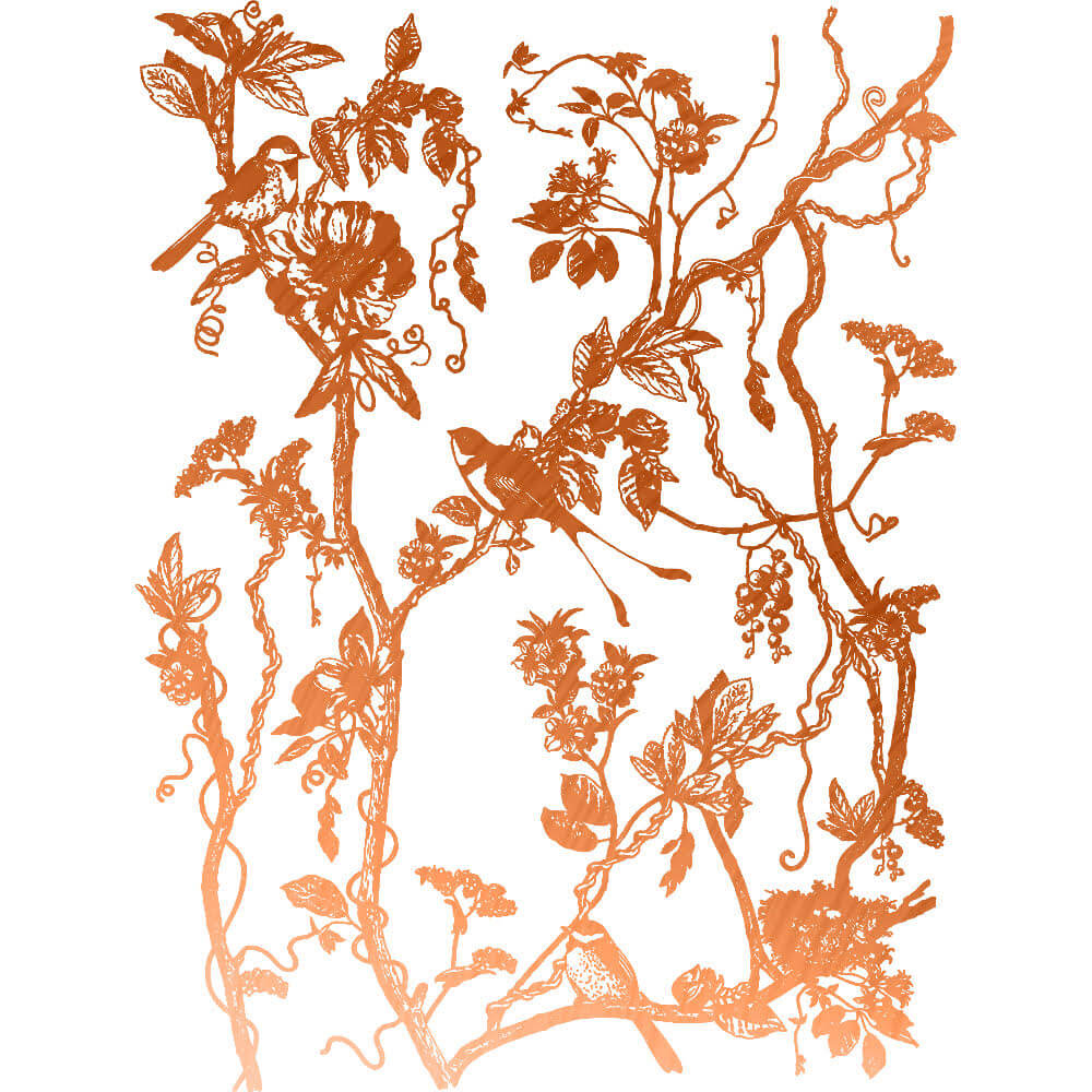 Kacha Decor Transfers® Copper Foil – Bird Watching