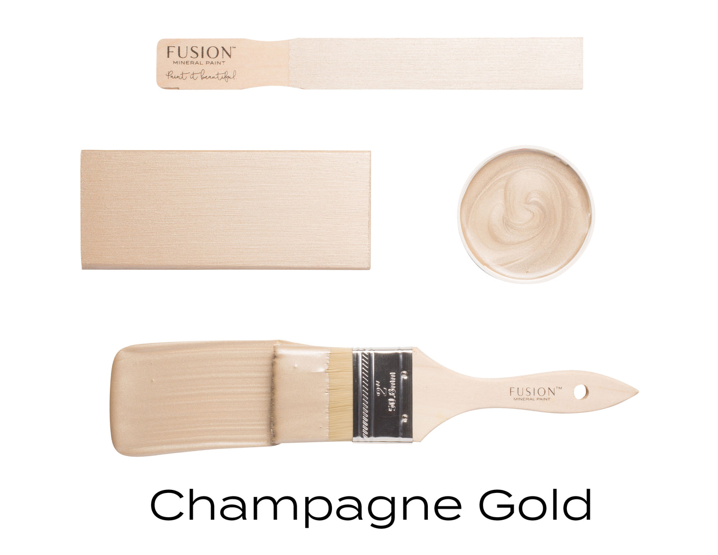 Fusion Mineral Paint Champagne Gold Metallic