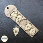 WoodUbend WUB0987 Set of 5 Decorative Keyholes