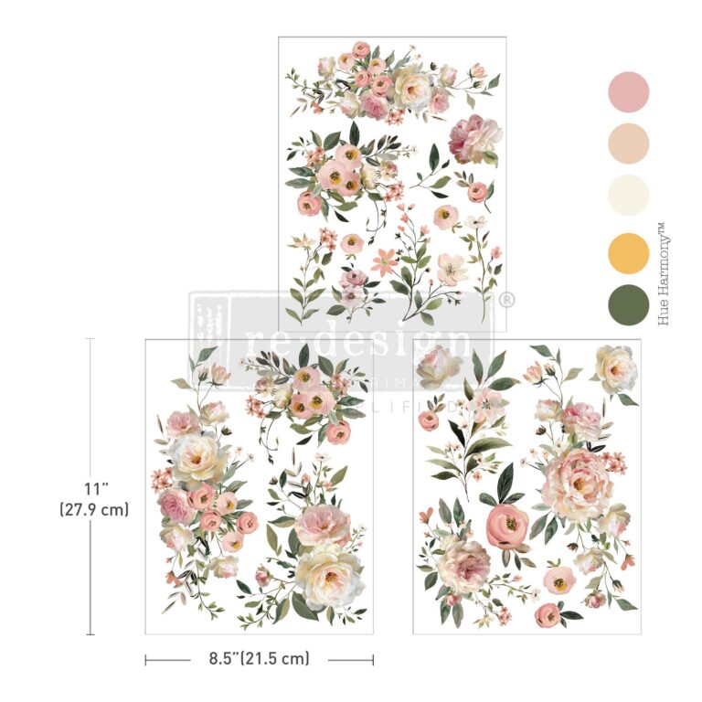 Blush Reverie Middy Decor Transfer