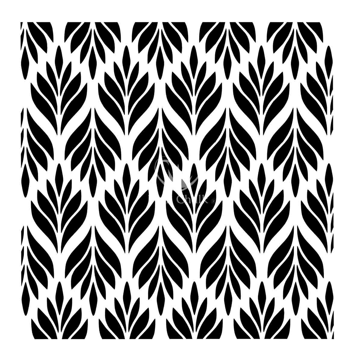 Evergreen Posh Chalk Premium Stencil