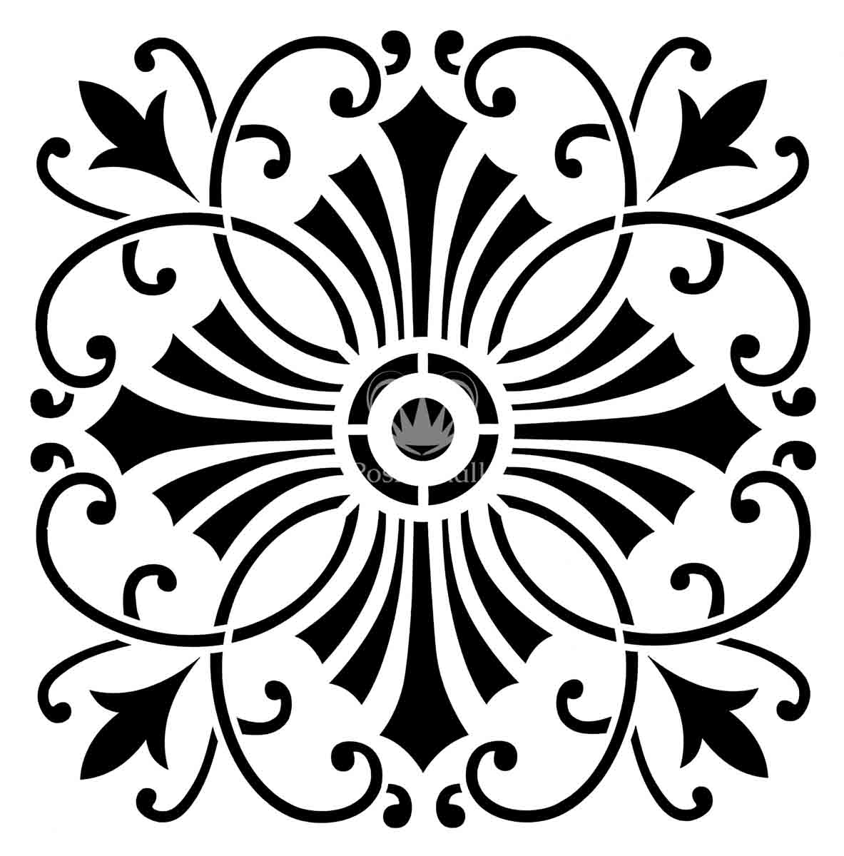 Posh Cross large Premium Stencil - Regained Relics