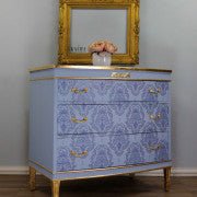 Redesign with Prima Dana Damask Decor Transfer - Regained Relics