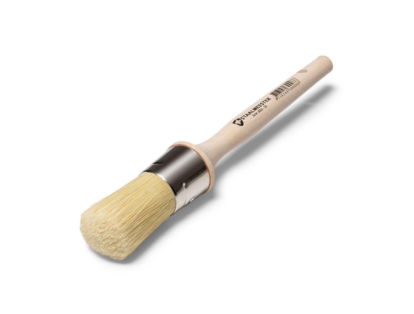 StaalMeester Premium Natural Bristle Round Brush - Regained Relics
