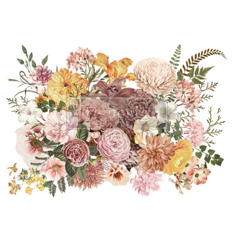 Woodland Floral Decor Transfer - Regained Relics