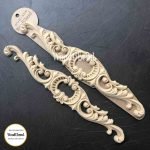 WoodUbend WUB1366 Set of two decorative pediments - Regained Relics