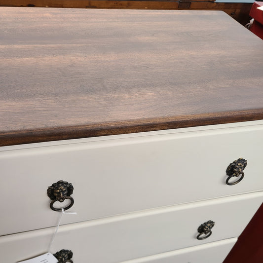 🦁 Regal Revival: A Vintage Highboy Dresser Gets a Bold New Look