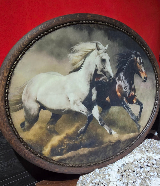 A Frame With Flair: How I Transformed an Antique Mirror Into a Piece of Art