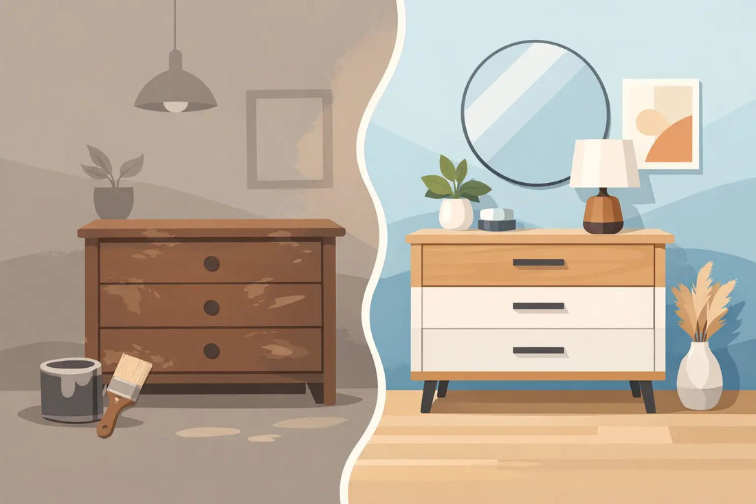 Before and After Furniture Makeover Ideas - Regained Relics
