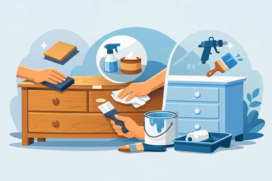 How to Prep Wood Furniture for Paint That Lasts - Regained Relics