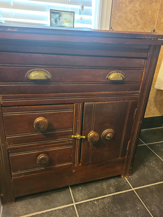 🌿 Preserving History: Restoring an Antique Dry Sink with Hemp Oil Wood Finish - Regained Relics
