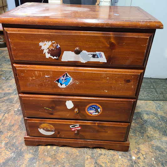 Vintage Pine Dresser Makeover - Regained Relics