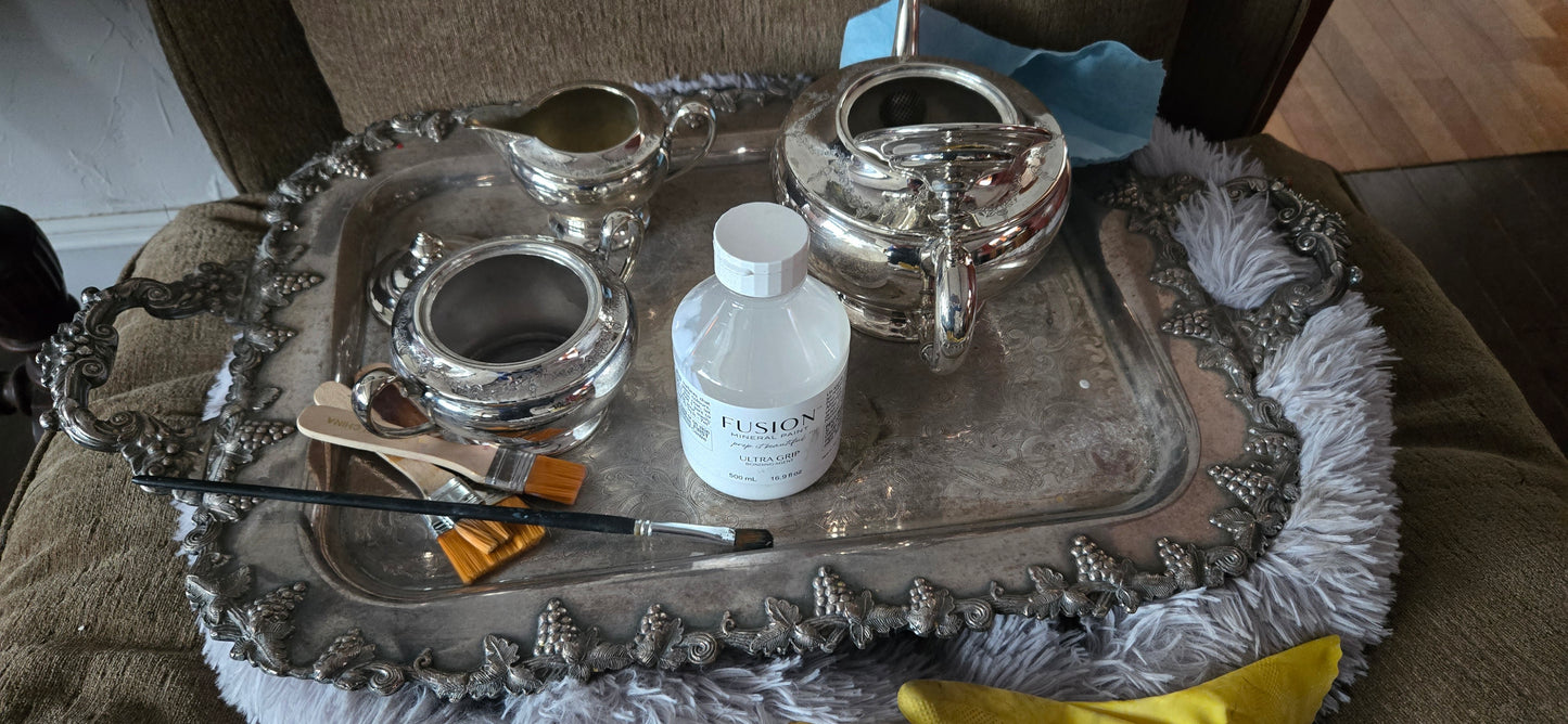 Tarnished to Treasured: DIY Silver Tea Set Upcycling Tutorial PDF