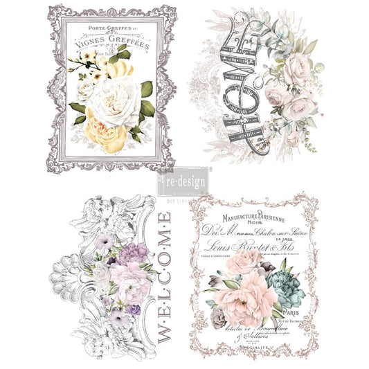 Redesign with Prima Floral Home Decor Transfer