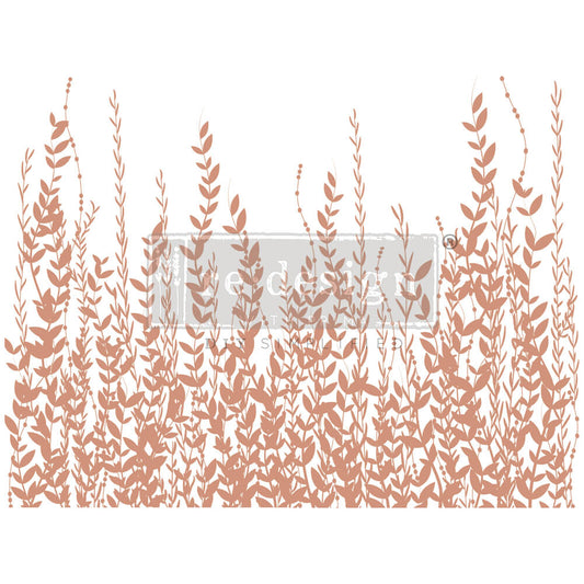 In the Field Rose Gold Foil Decor Transfer