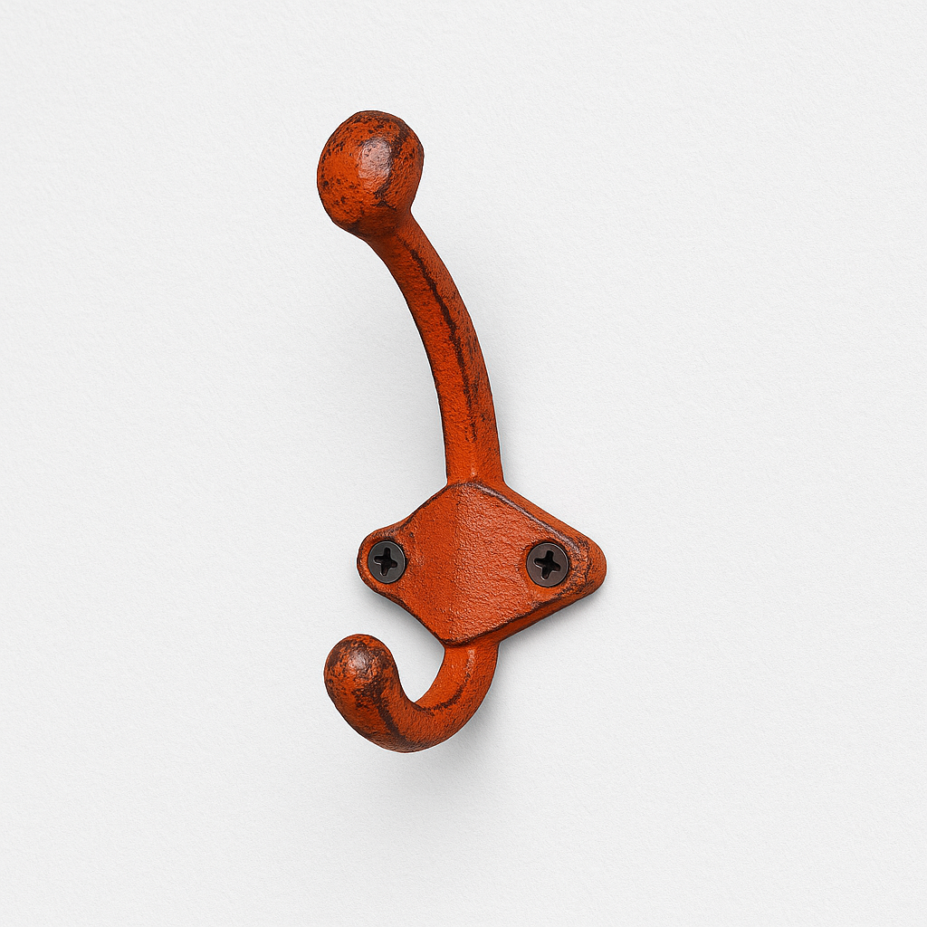 Diamond Base Dbl Hook Red