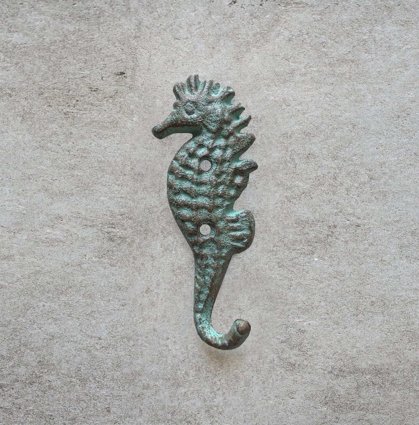 Seahorse Hook Green/Copper