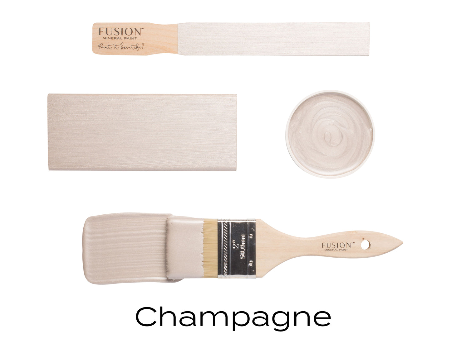 Fusion Mineral Paint Champagne Metallic