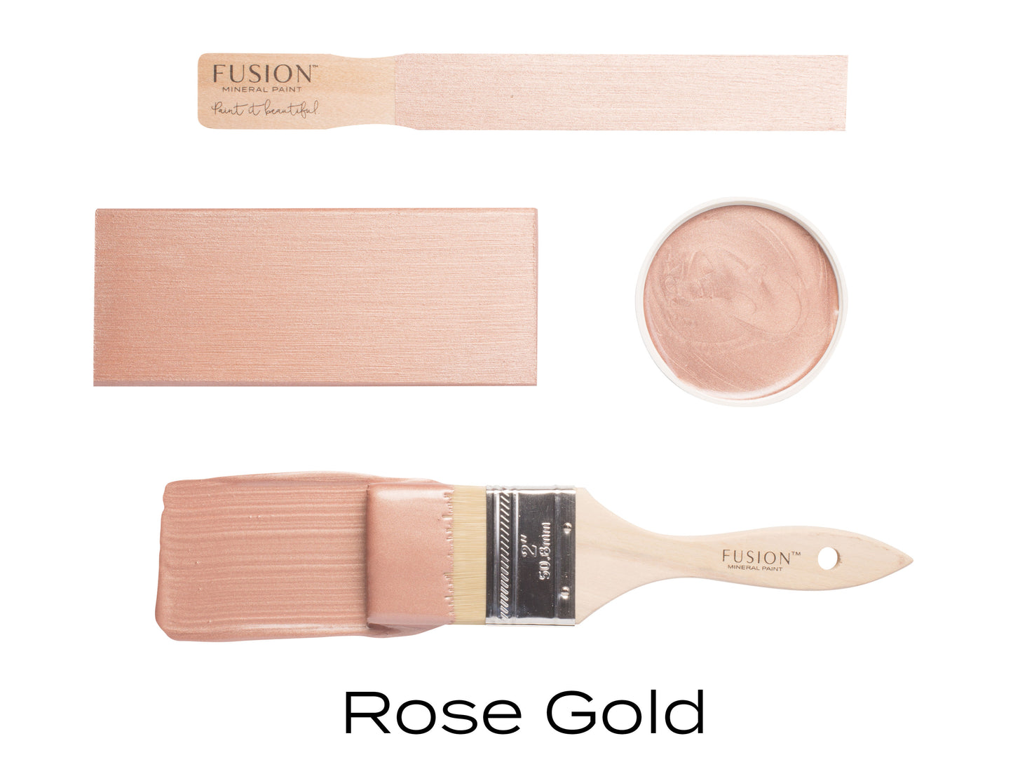 Fusion Mineral Paint Rose Gold Metallic