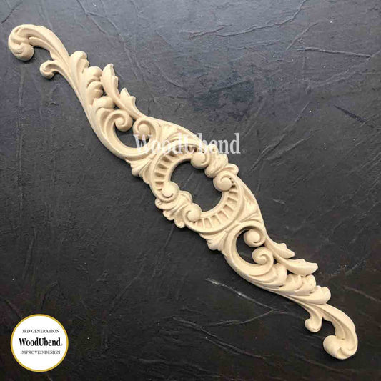 WoodUbend Pediments WUB1366 Set of two decorative pediments.