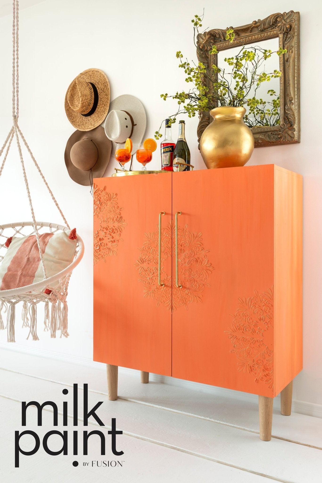 Aperol Spritz Milk Paint by Fusion - Regained Relics