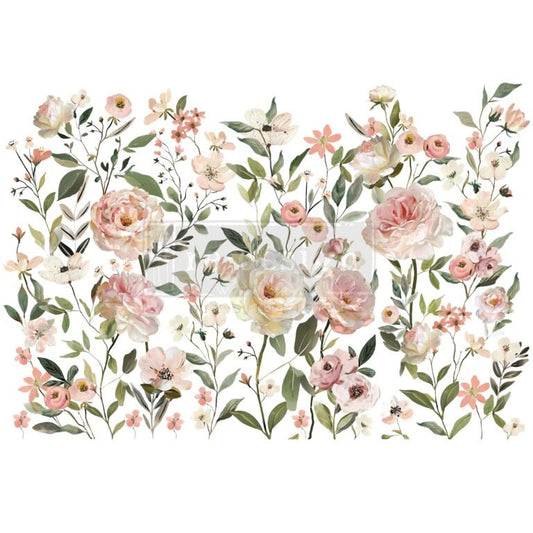 Blush Harmony Flat Decor Transfer - Regained Relics