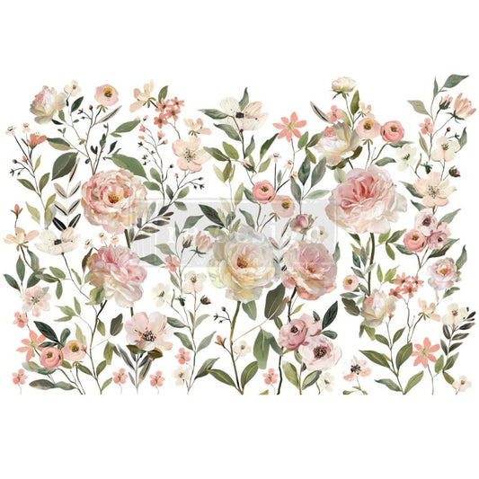 Blush Harmony Flat Decor Transfer
