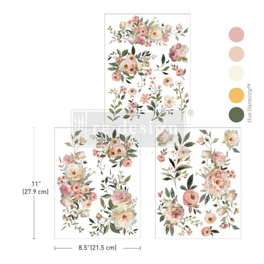 Blush Reverie Middy Decor Transfer