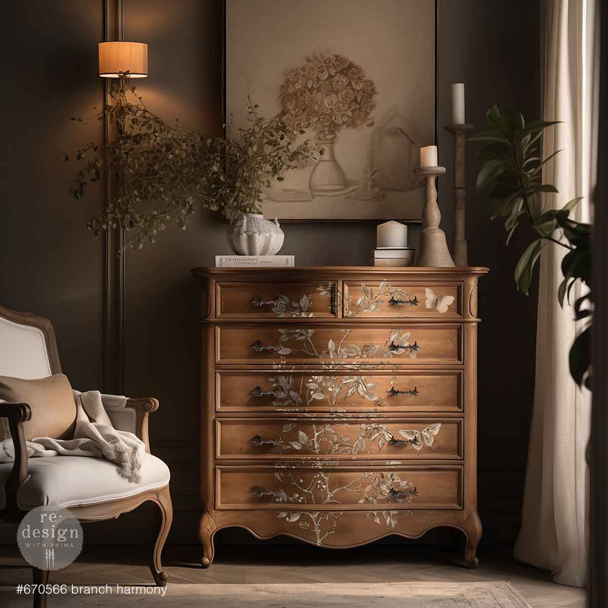 Branch Harmony Flat Decor Transfer - Regained Relics