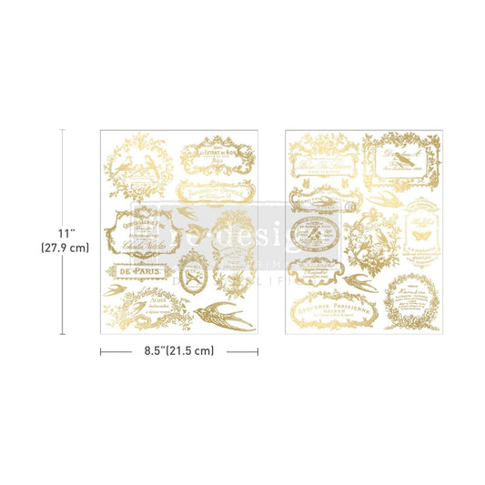 Chant du Matin H20 Middy Decor Transfer - Regained Relics