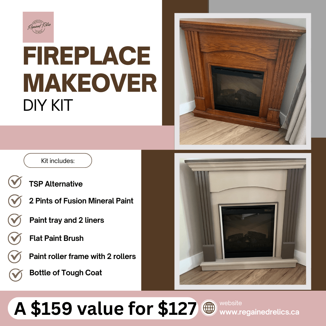 DIY Fireplace Makeover Kit - Regained Relics