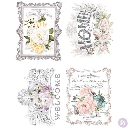 Floral Home Decor Transfer - Regained Relics