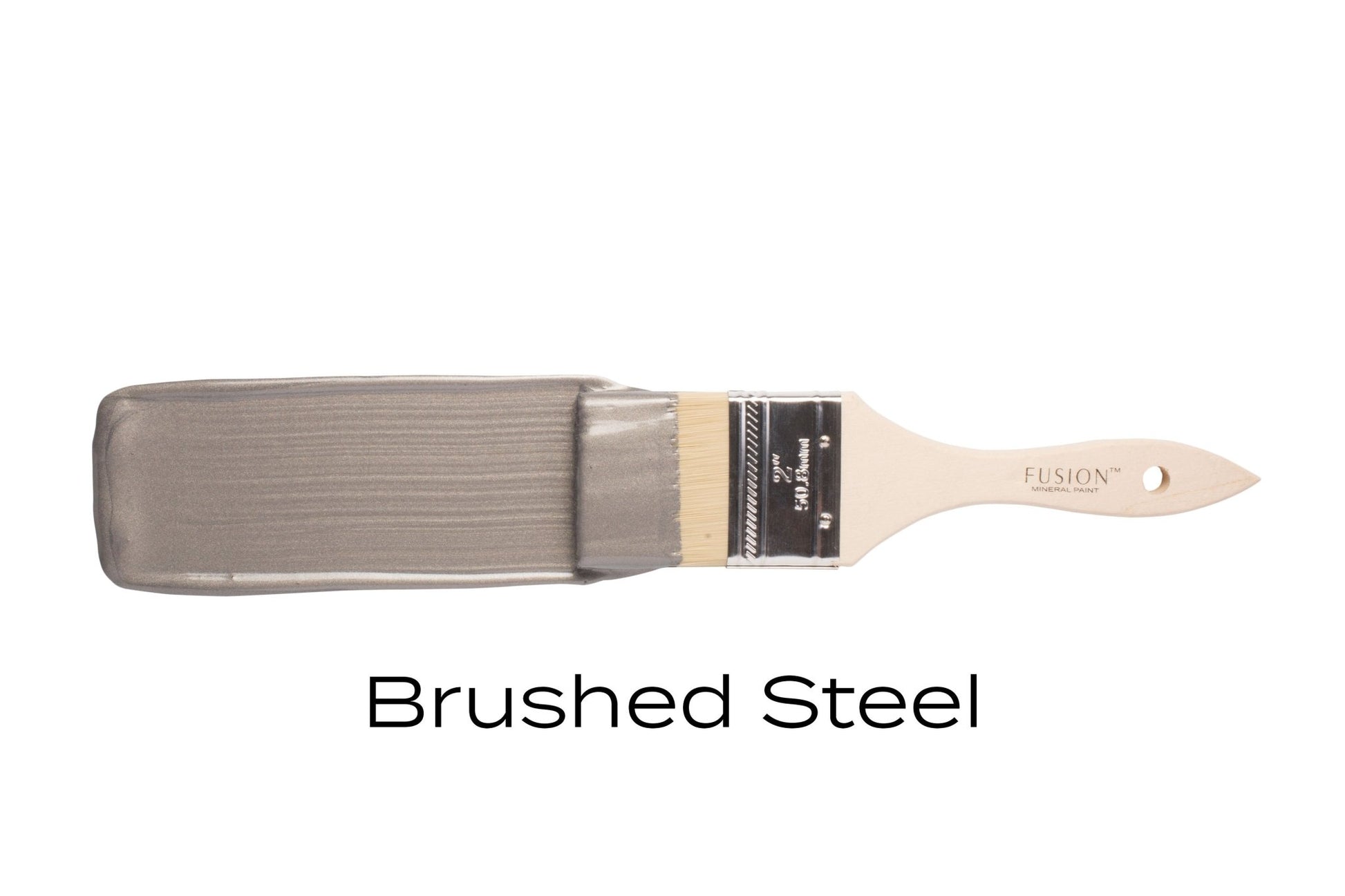 Fusion Mineral Paint Brushed Steel Metallic - Regained Relics