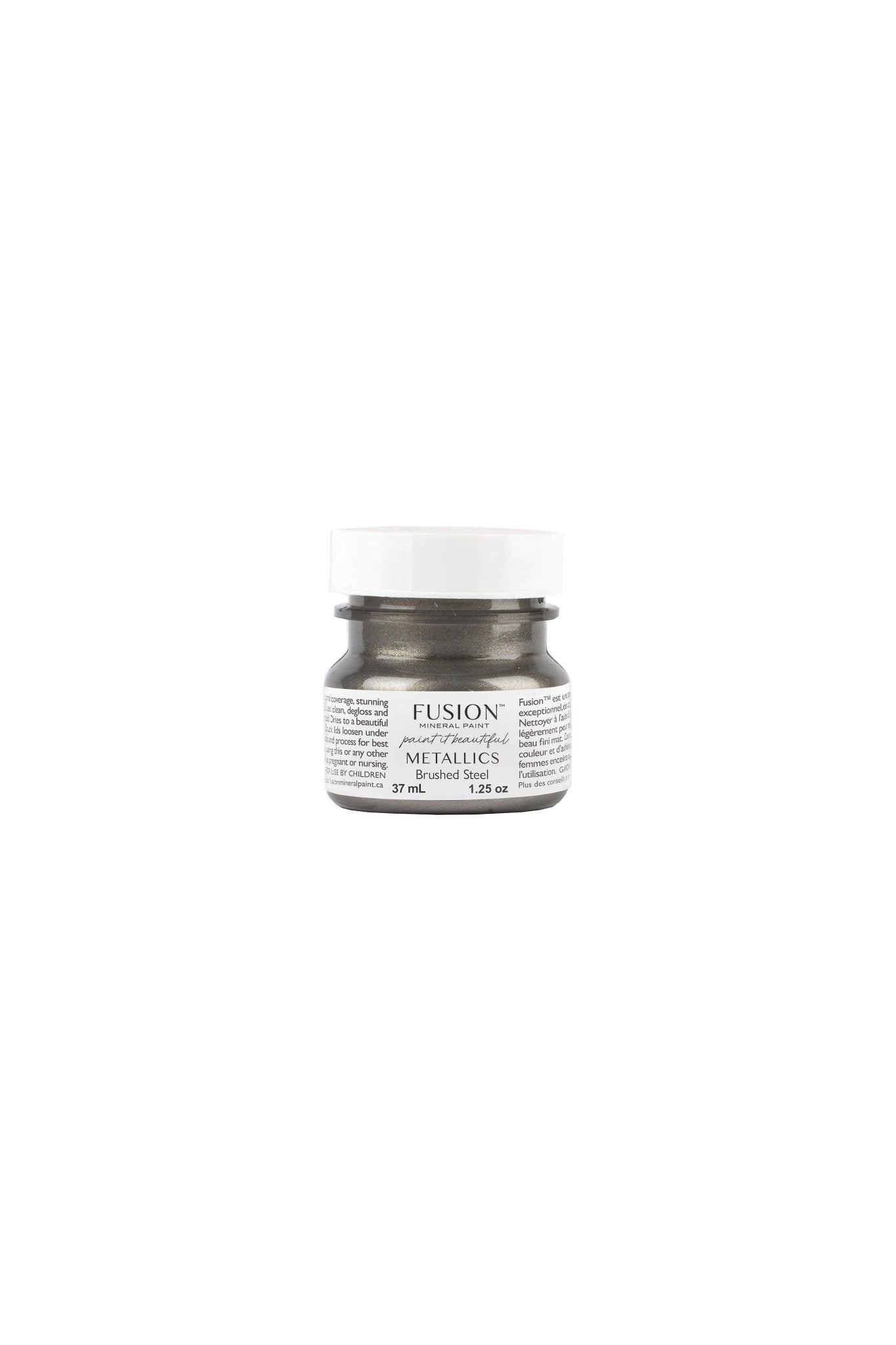 Fusion Mineral Paint Brushed Steel Metallic - Regained Relics
