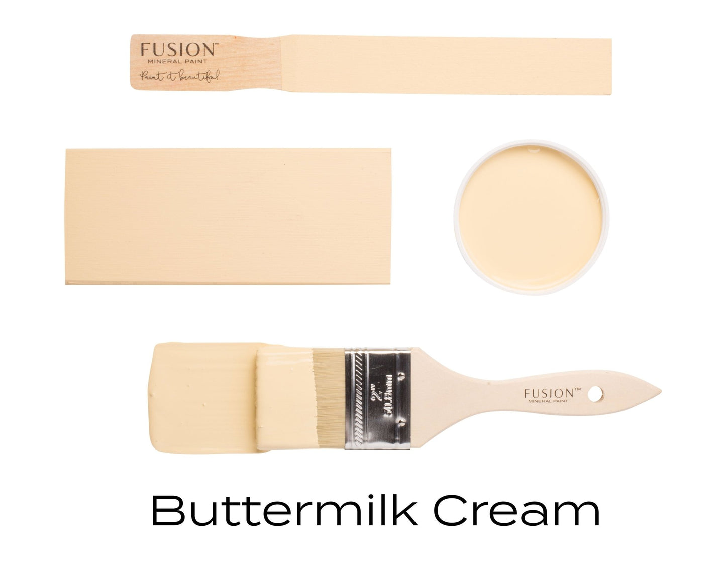 Fusion Mineral Paint Buttermilk Cream - Regained Relics