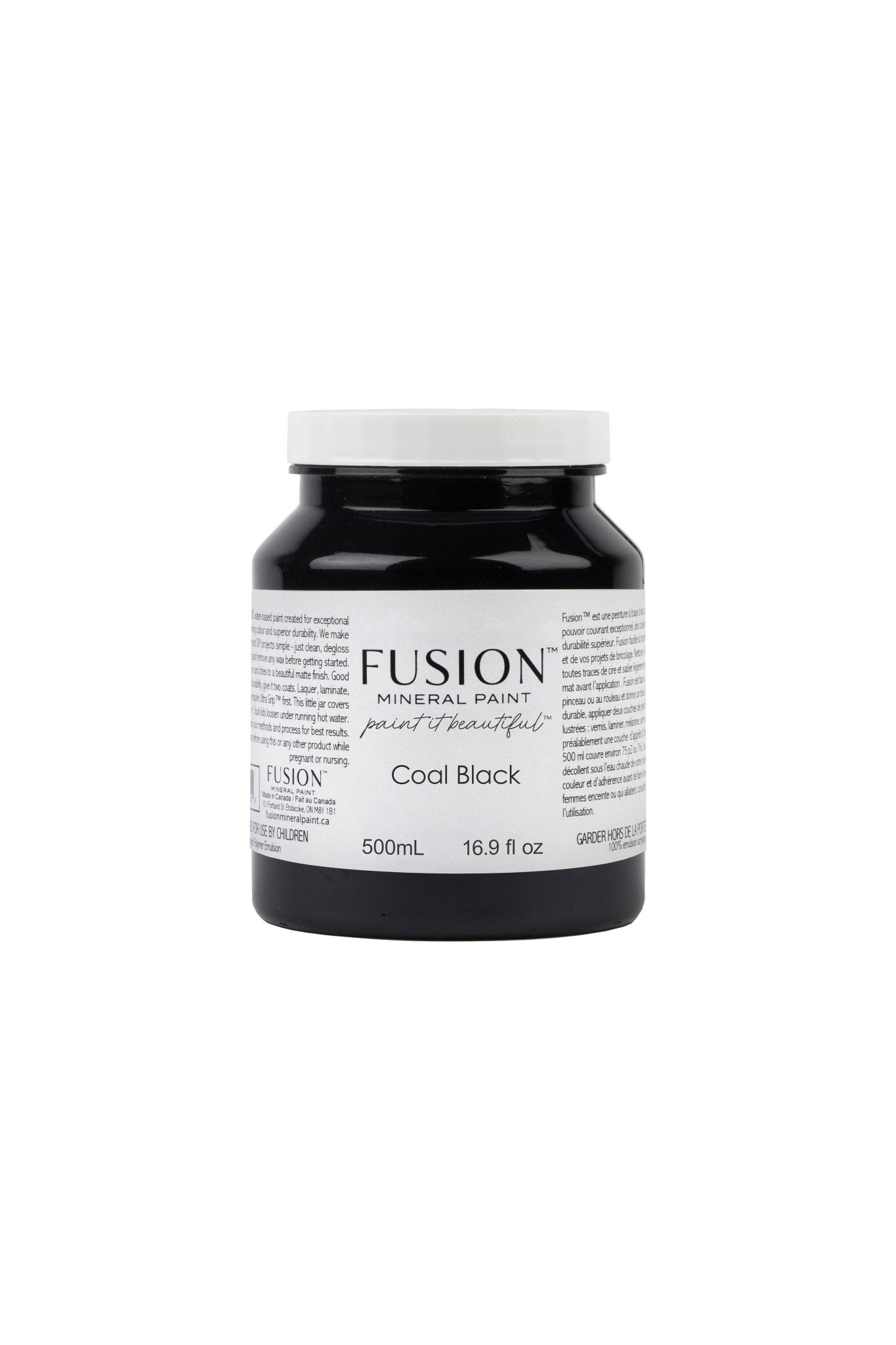 Fusion Mineral Paint Coal Black - Regained Relics