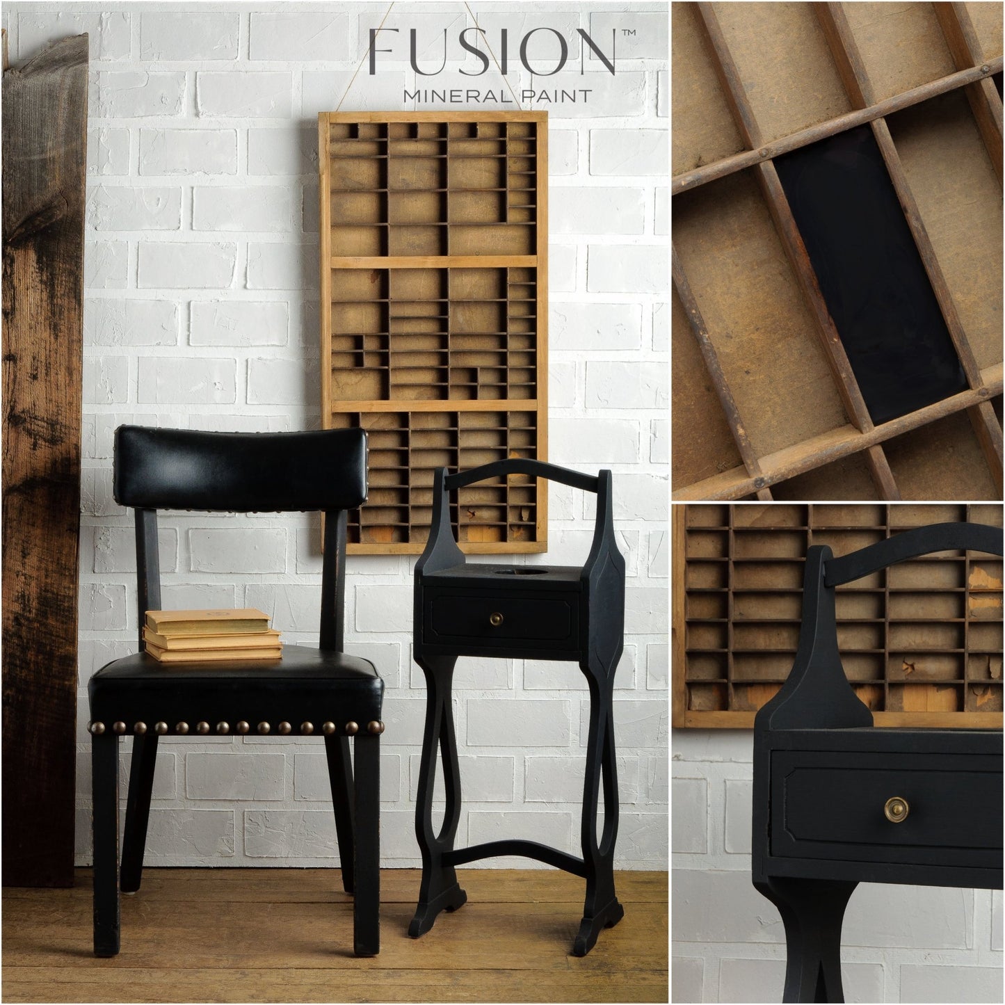 Fusion Mineral Paint Coal Black - Regained Relics