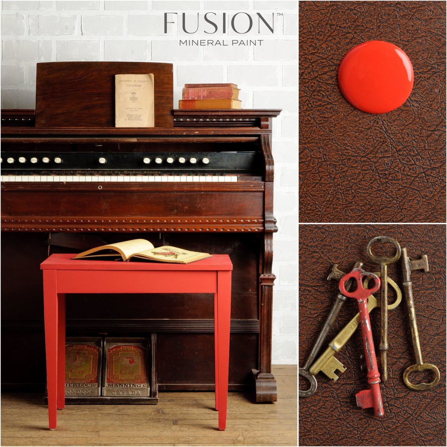Fusion Mineral Paint Fort York Red - Regained Relics