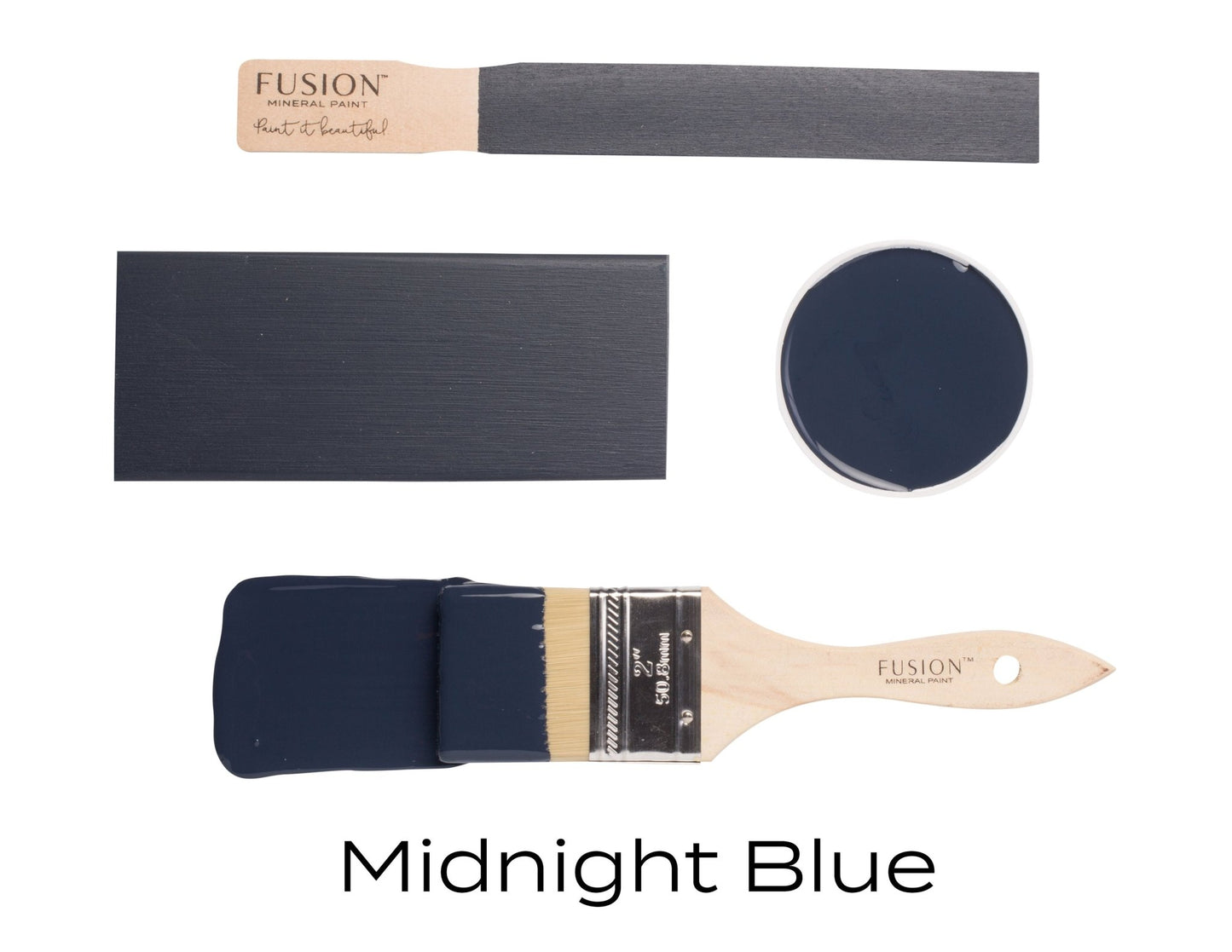 Fusion Mineral Paint Midnight Blue - Regained Relics