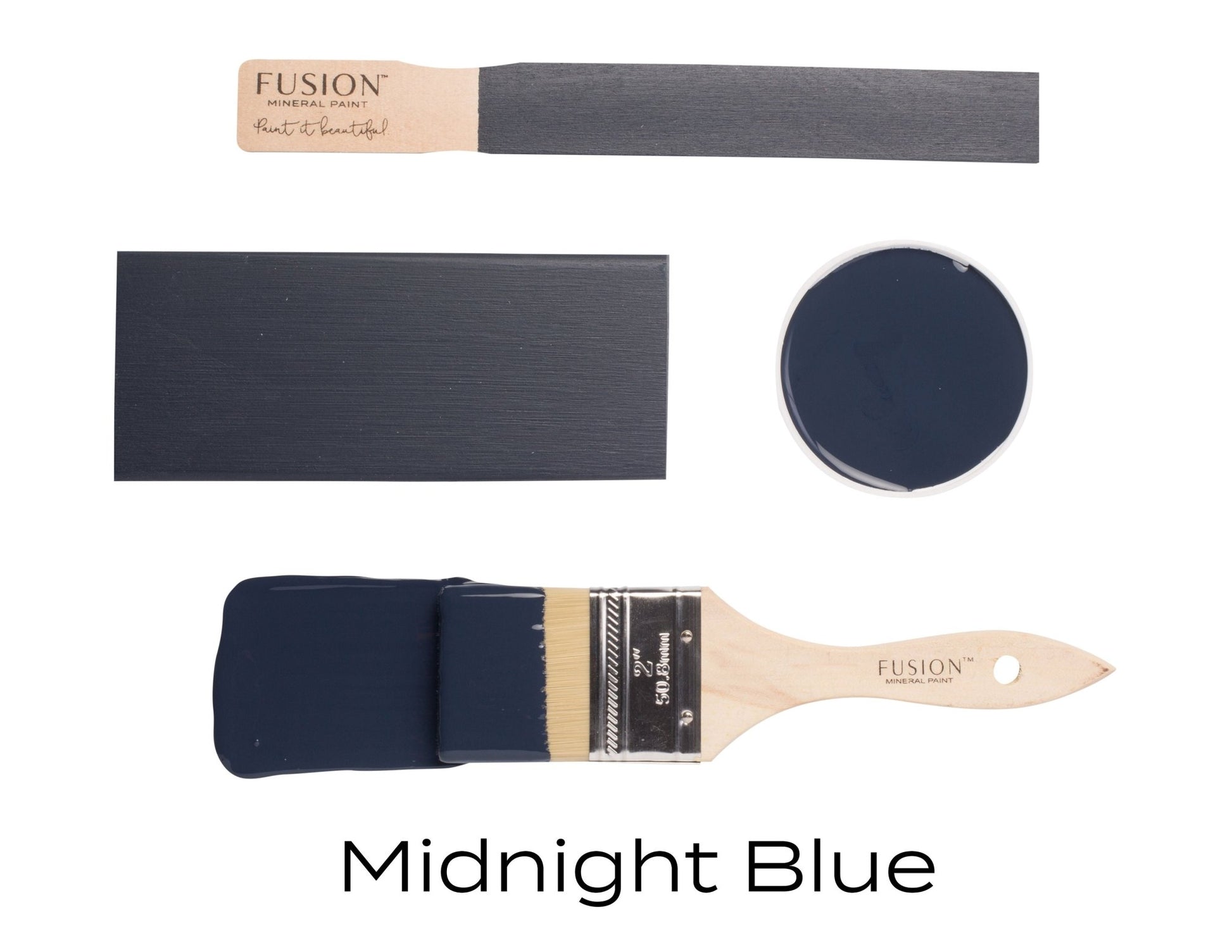 Fusion Mineral Paint Midnight Blue - Regained Relics