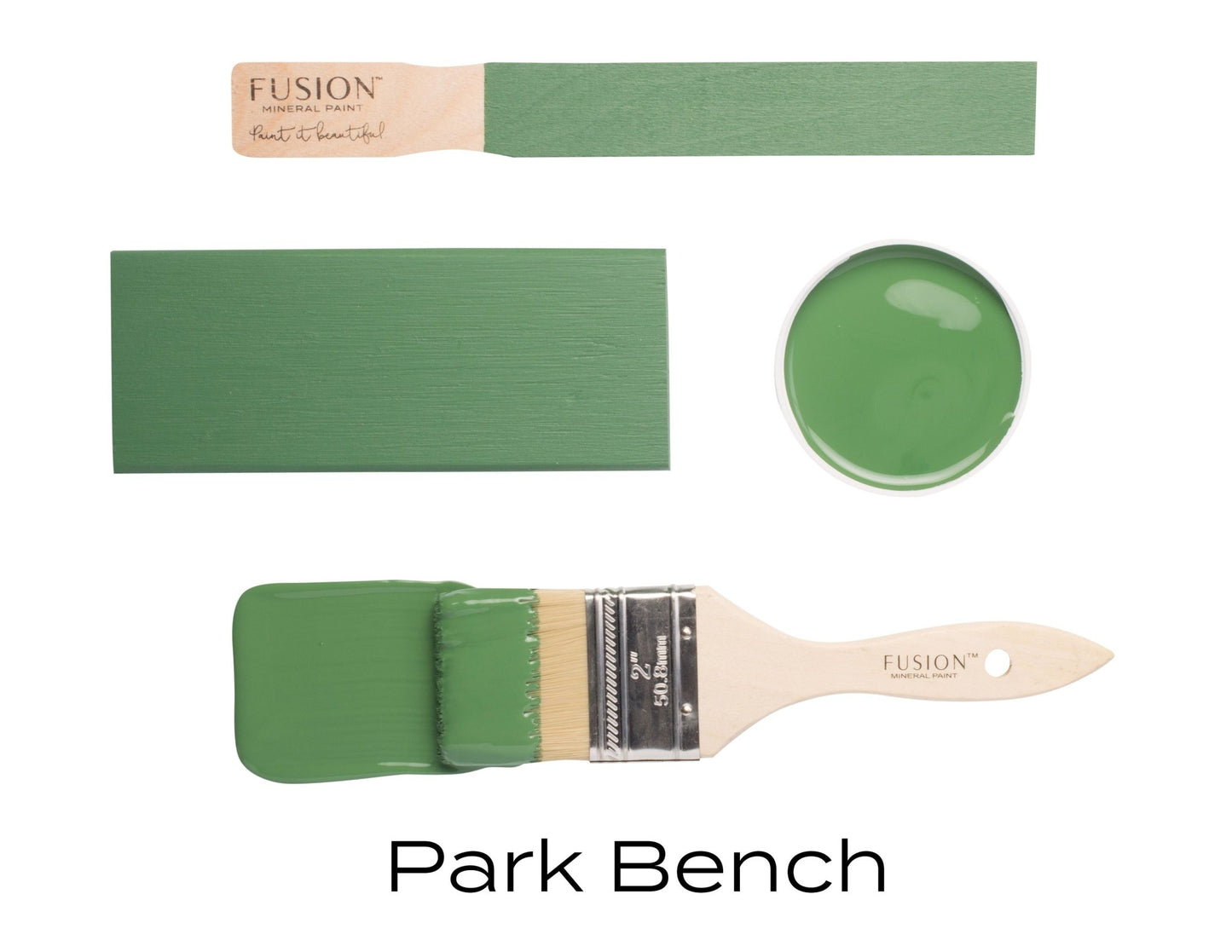 Fusion Mineral Paint Park Bench - Regained Relics