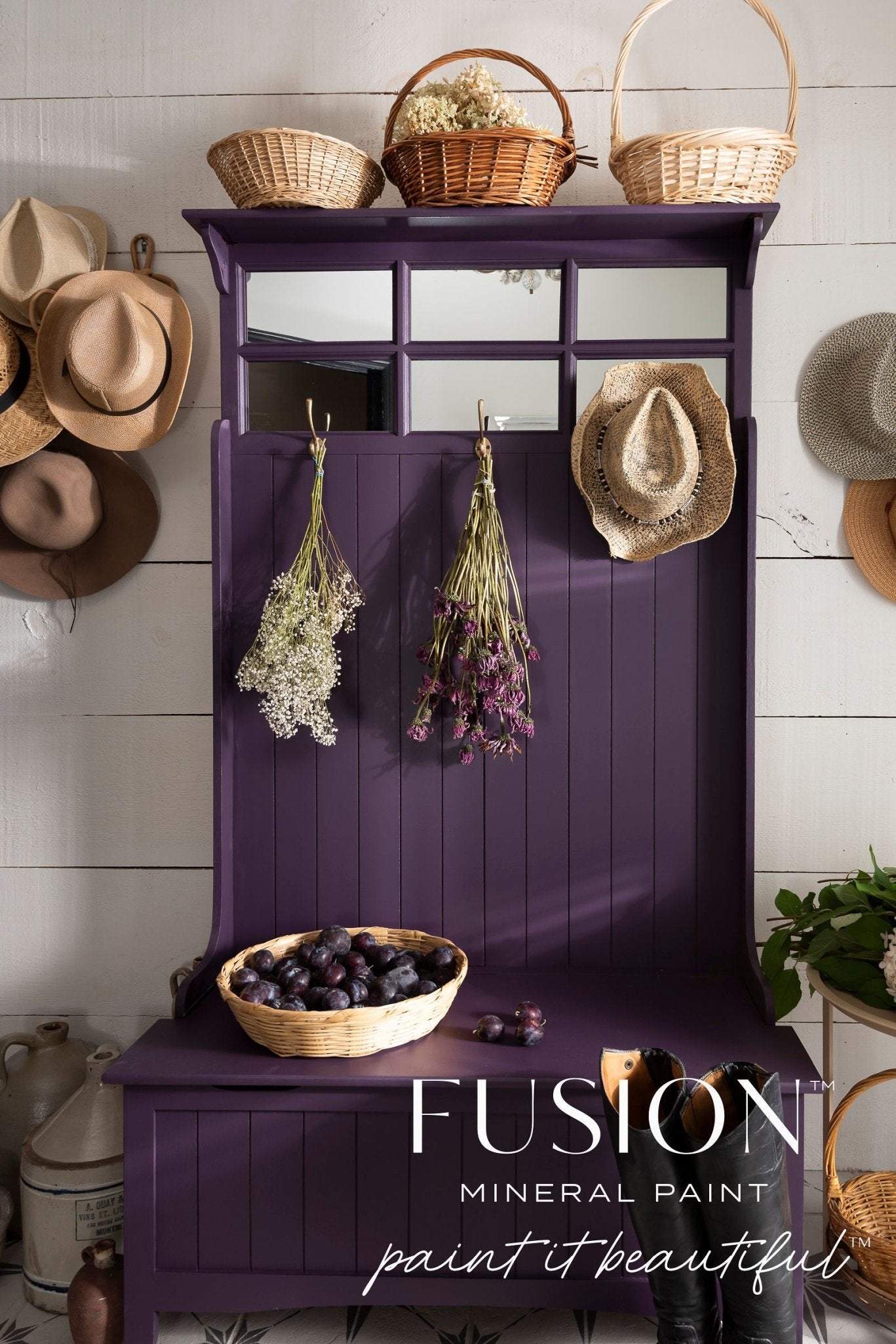 Fusion Mineral Paint Velvet Plum - Regained Relics