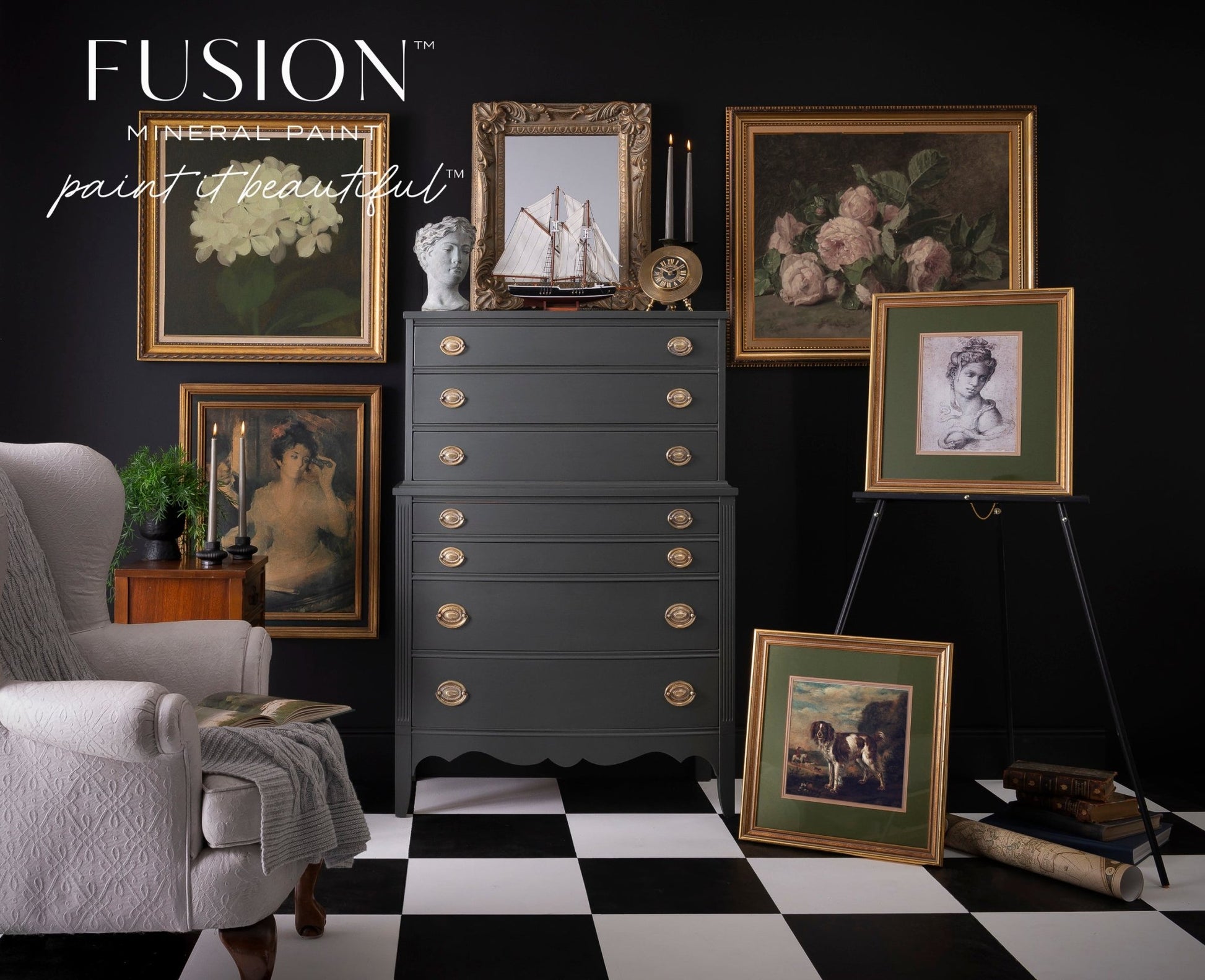 Fusion Mineral Paint Wood Wellington - Regained Relics