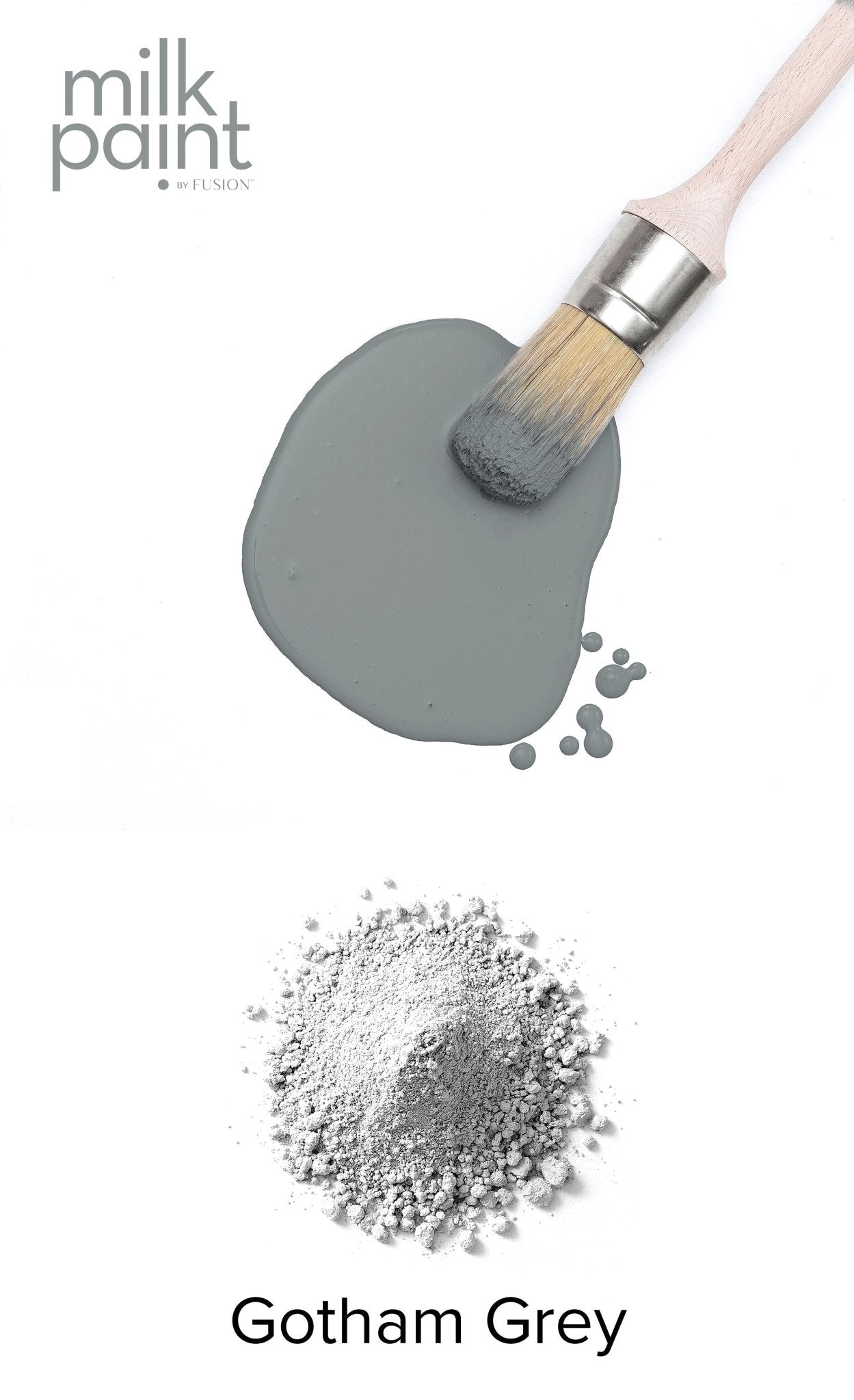 Gotham Grey Milk Paint by Fusion - Regained Relics
