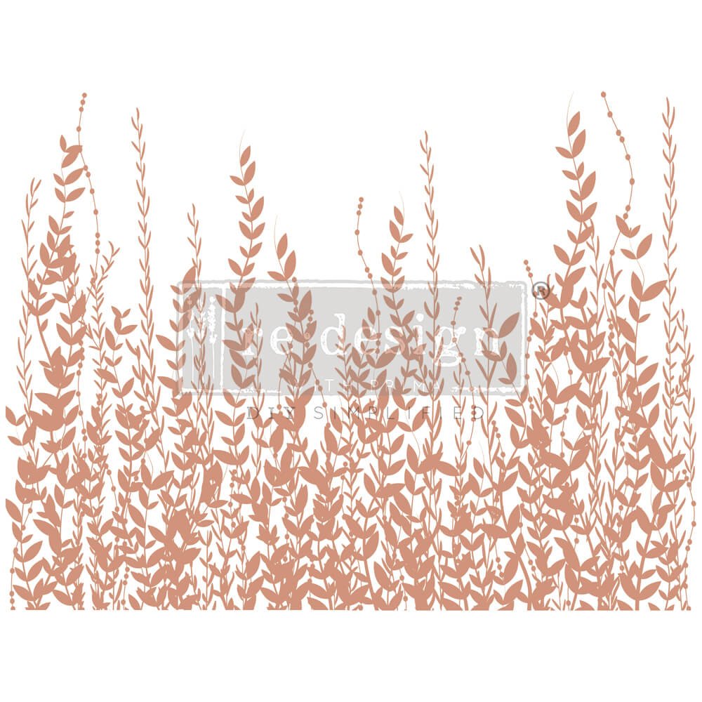 In the Field Rose Gold Foil Decor Transfer - Regained Relics