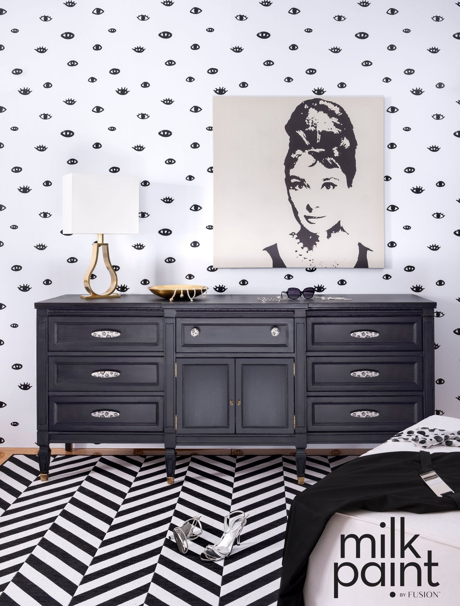 Little Black Dress Milk Paint by Fusion - Regained Relics