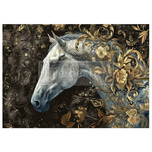 Majestic Gallop Decoupage Paper - Regained Relics