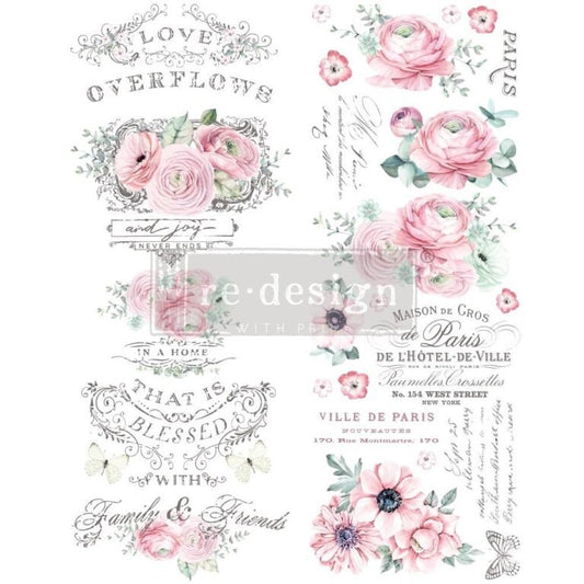 Overflowing Love Decor Transfer - Regained Relics