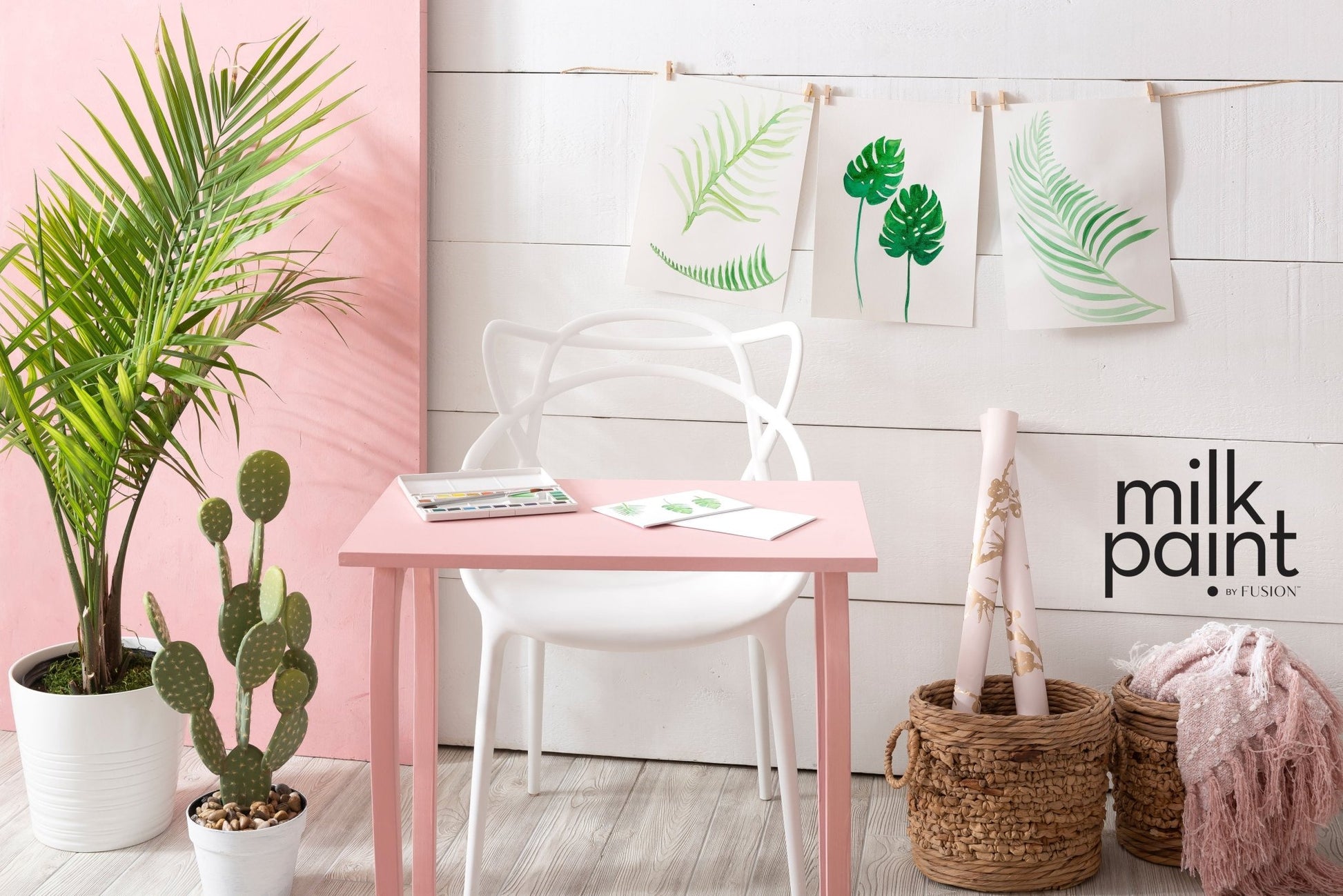 Palm Springs Pink Milk Paint by Fusion - Regained Relics